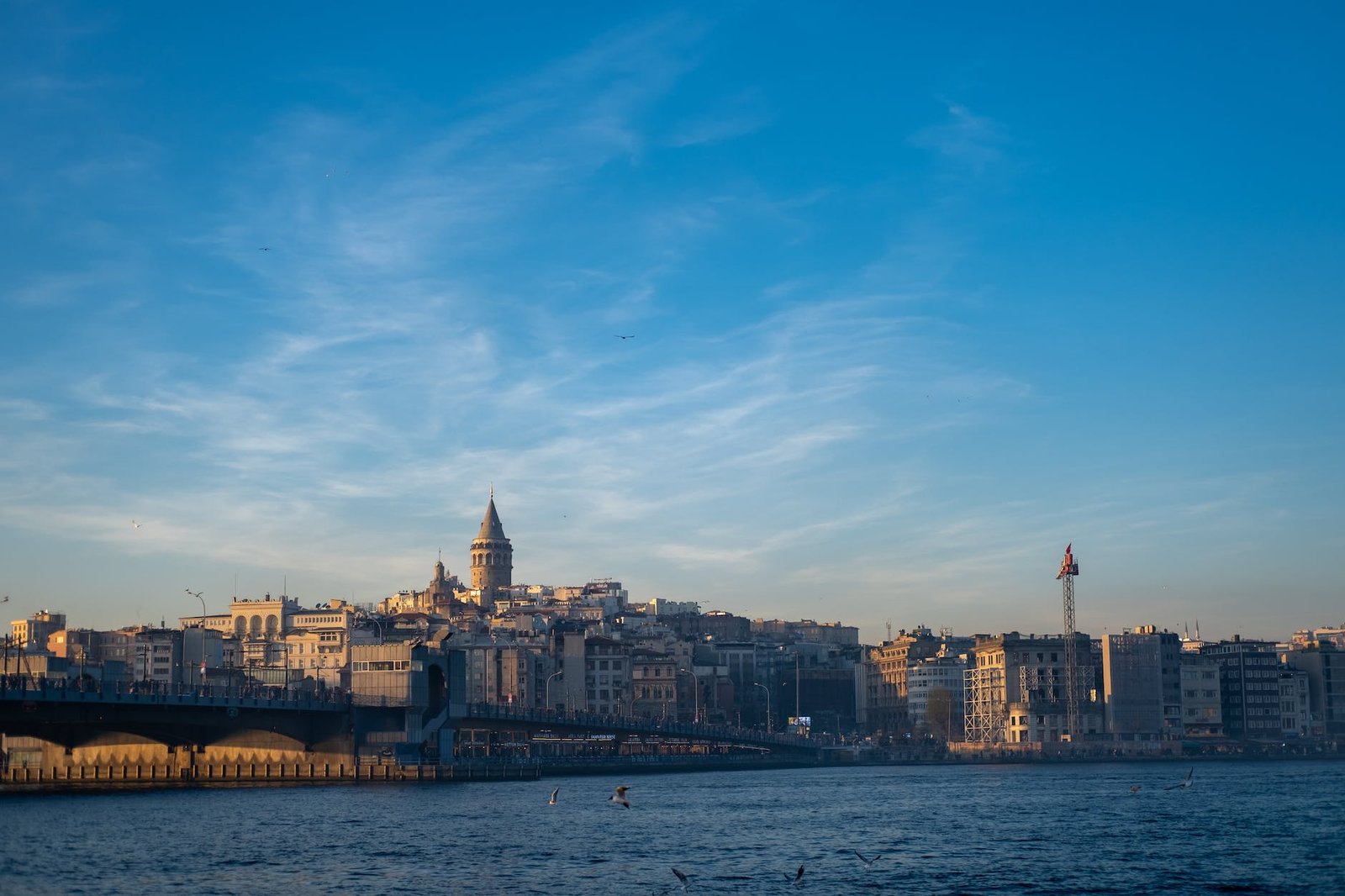 blue sky over istanbul